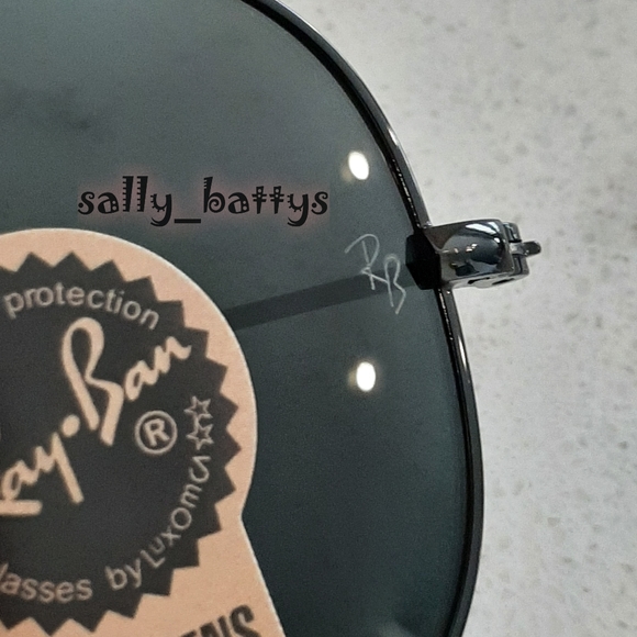 Ray-Ban (Store Display) Aviator All Black RB3025 Classic - Picture 8 of 13